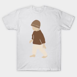 Abstract vector kids and baby little boy Composition T-Shirt